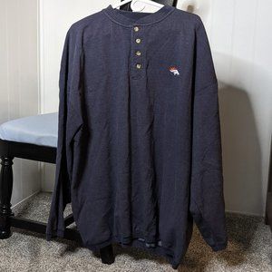 Denver Broncos Long Sleeve Henley